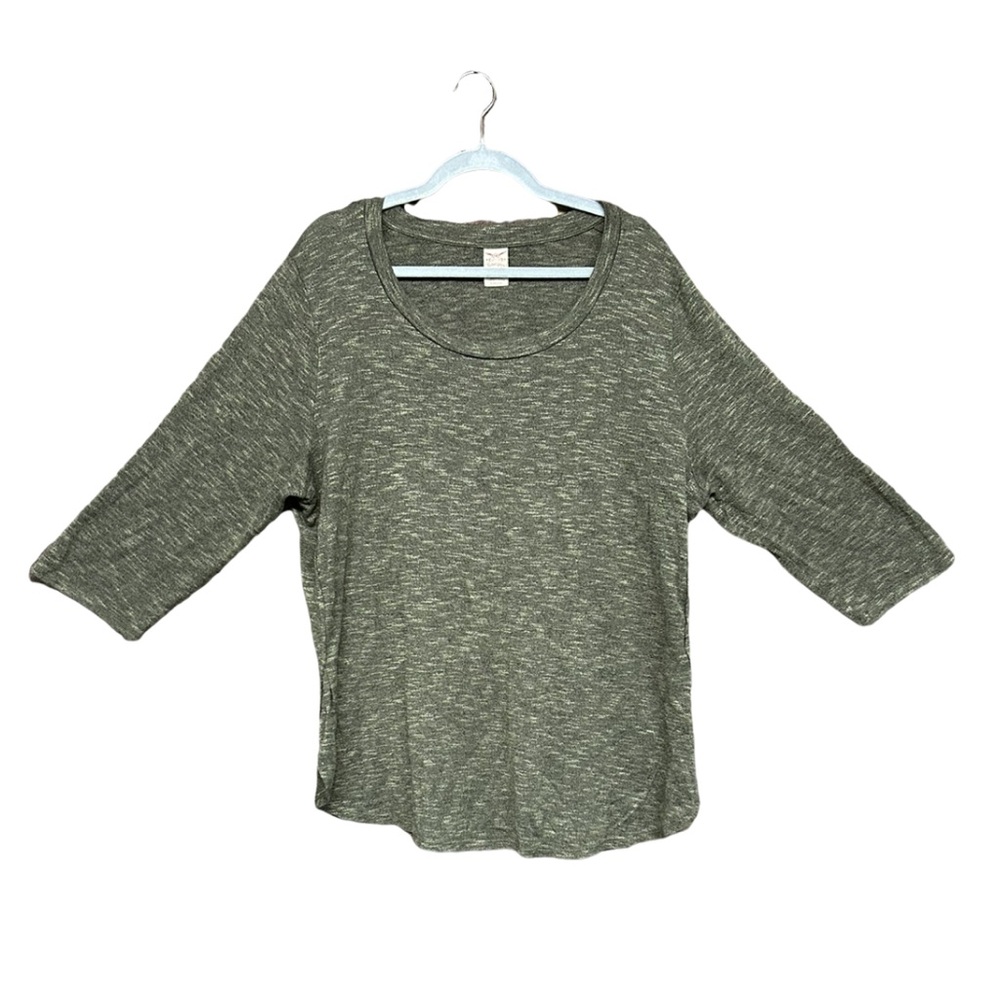 Hunter Green Blouse by Faded Glory